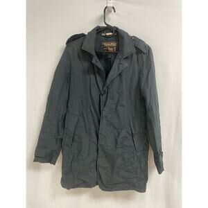 WOOLRICH Ramar Cloth Coat Mid Length Cotton Nylon Outdoor Navy Blue Men's S